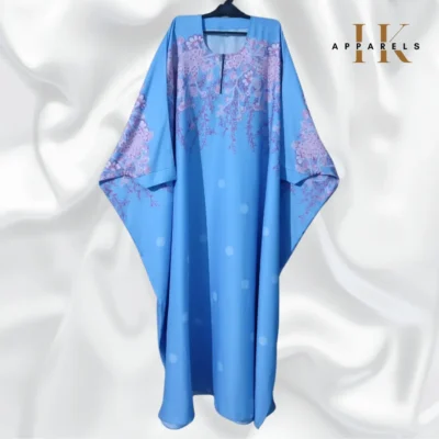 Butterfly Printed Abaya
