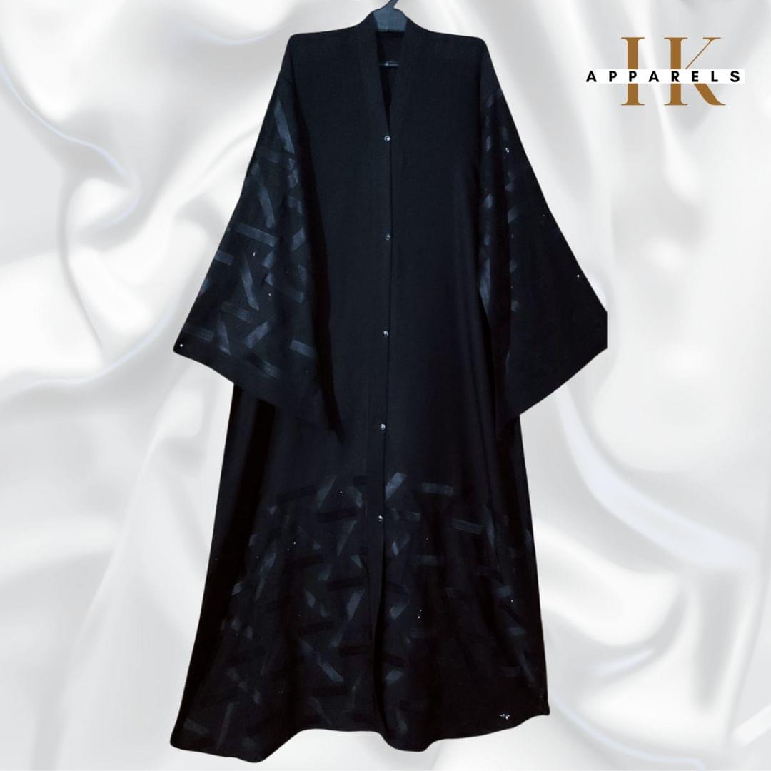 Elegant Embroidered Abaya - Image 2
