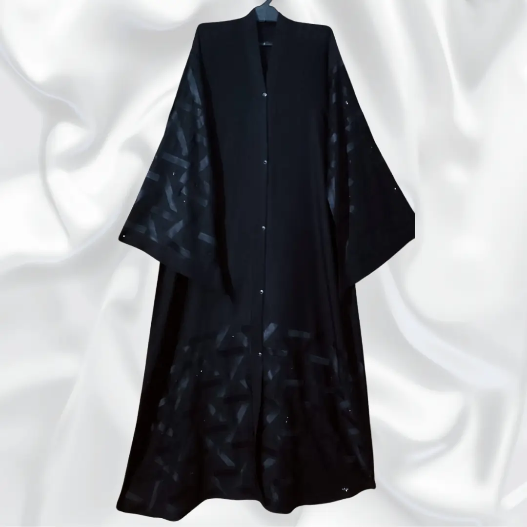 elegant embroidered abaya