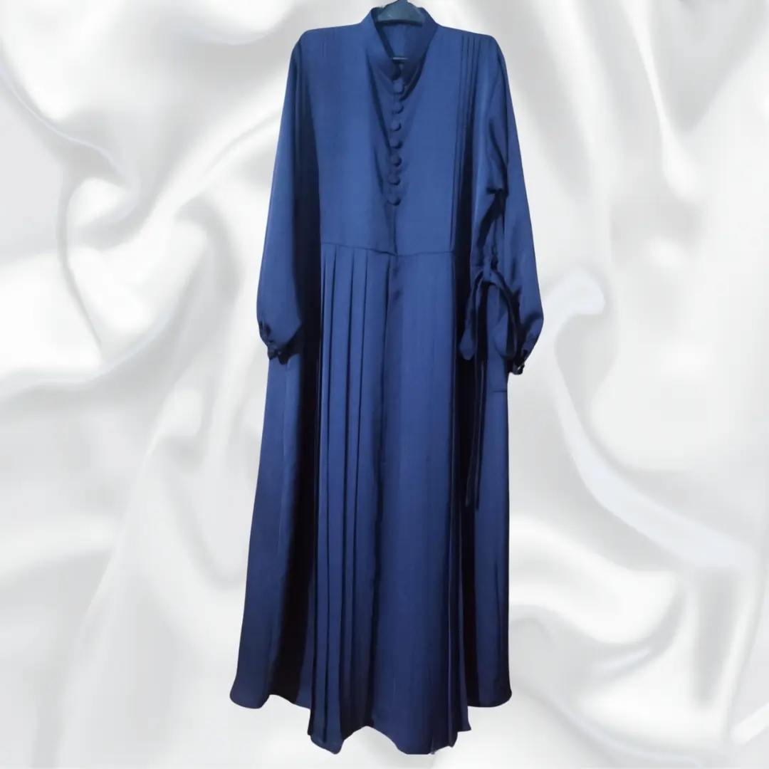 Blue Frock style abaya