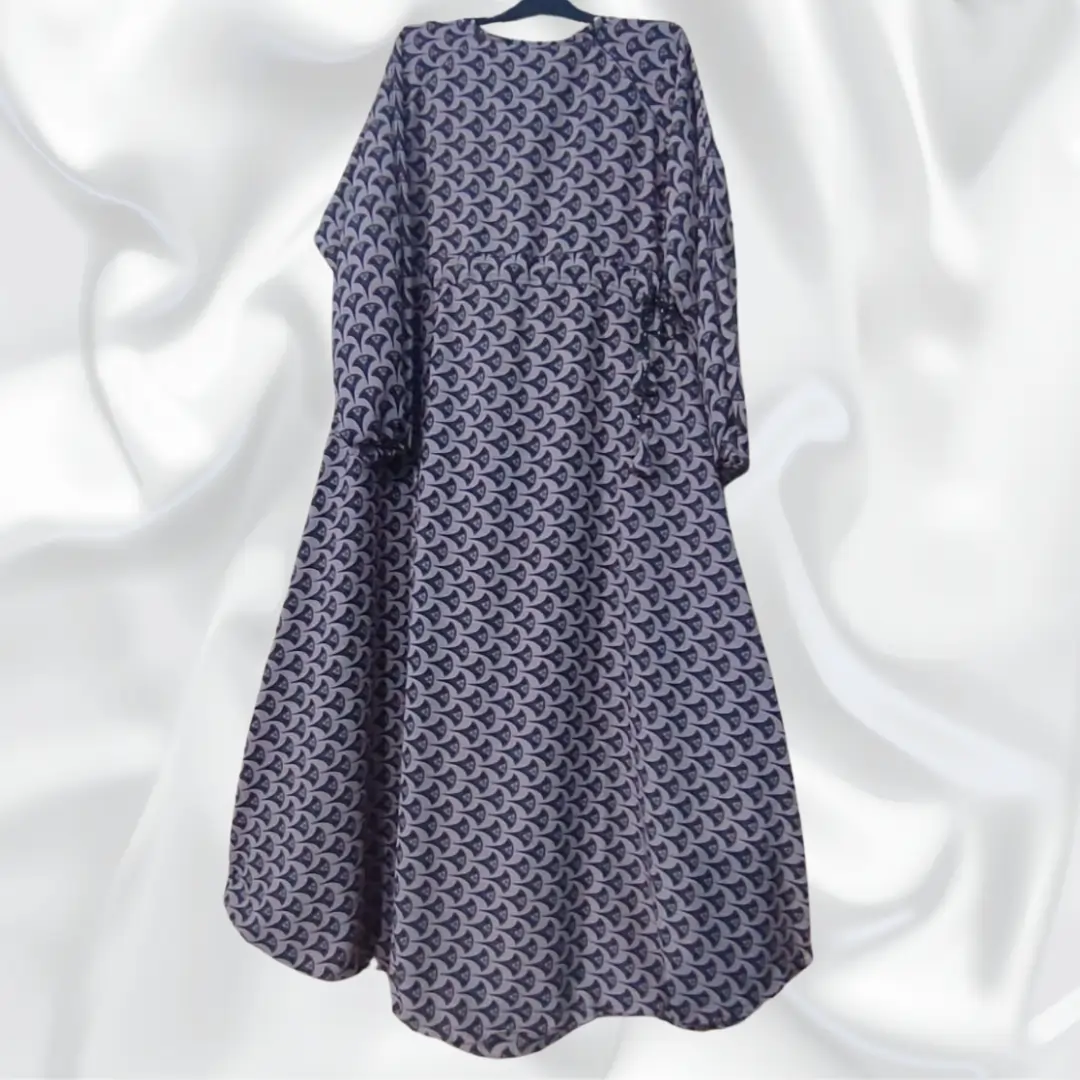 Fancy Printed Abaya